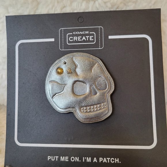 Coach Skull Shoe Patch - Picture 10 of 10